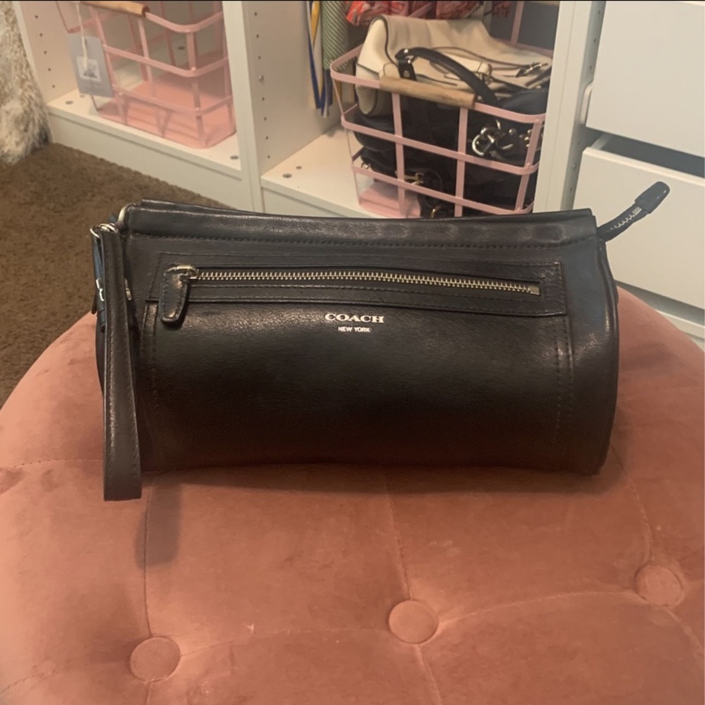 Coach large clutch. Authentic leather perfect for a night out!